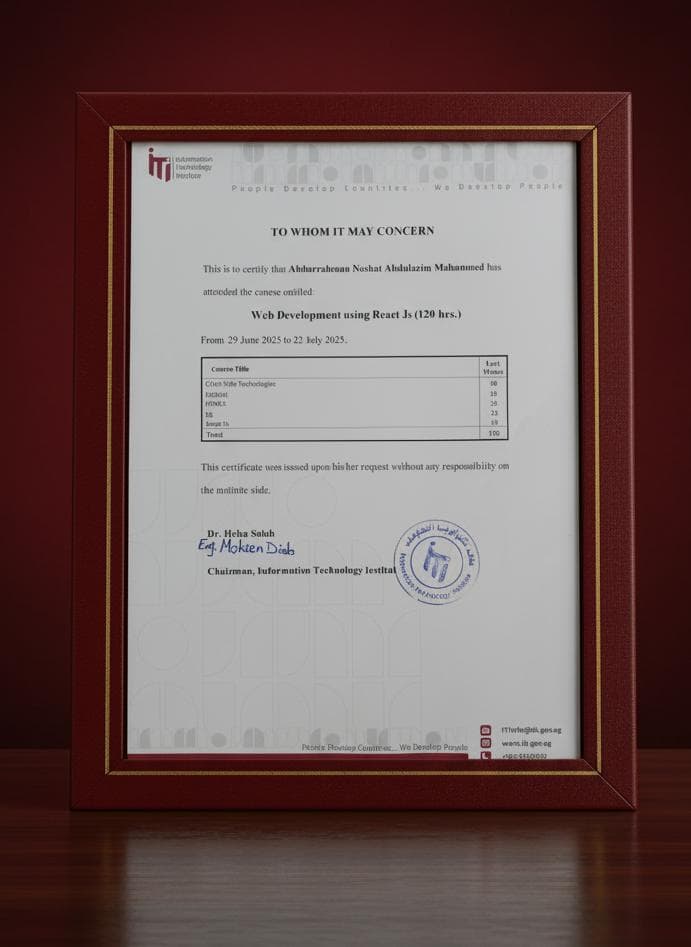 img for Card تطوير الويب باستخدام React Js (120 ساعة)