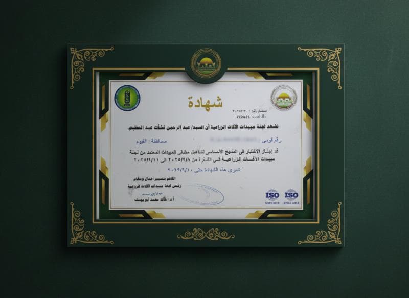 img for Card اجتياز اختبار الأساسيات لمبيدات الآفات الزراعية